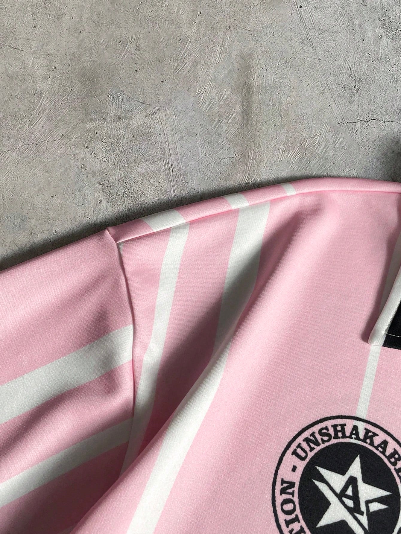 Camisa Polo Esportiva Casual AXEPEAK, Estampa de Letras, Colorblock, Manga Curta, Cropped, Masculino