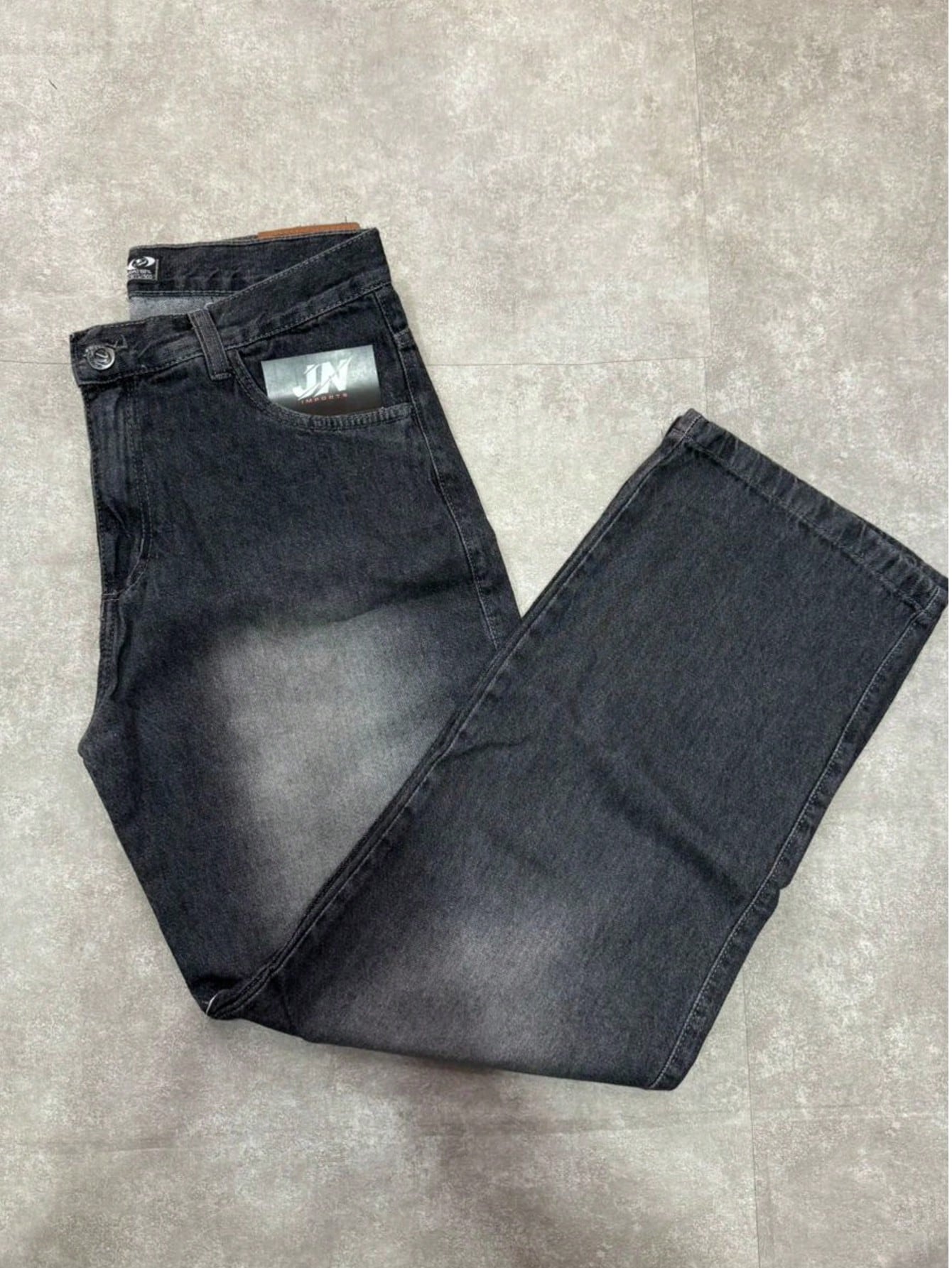 Calça Balão Jeans-Preto Dazzling Sportlife Baggy