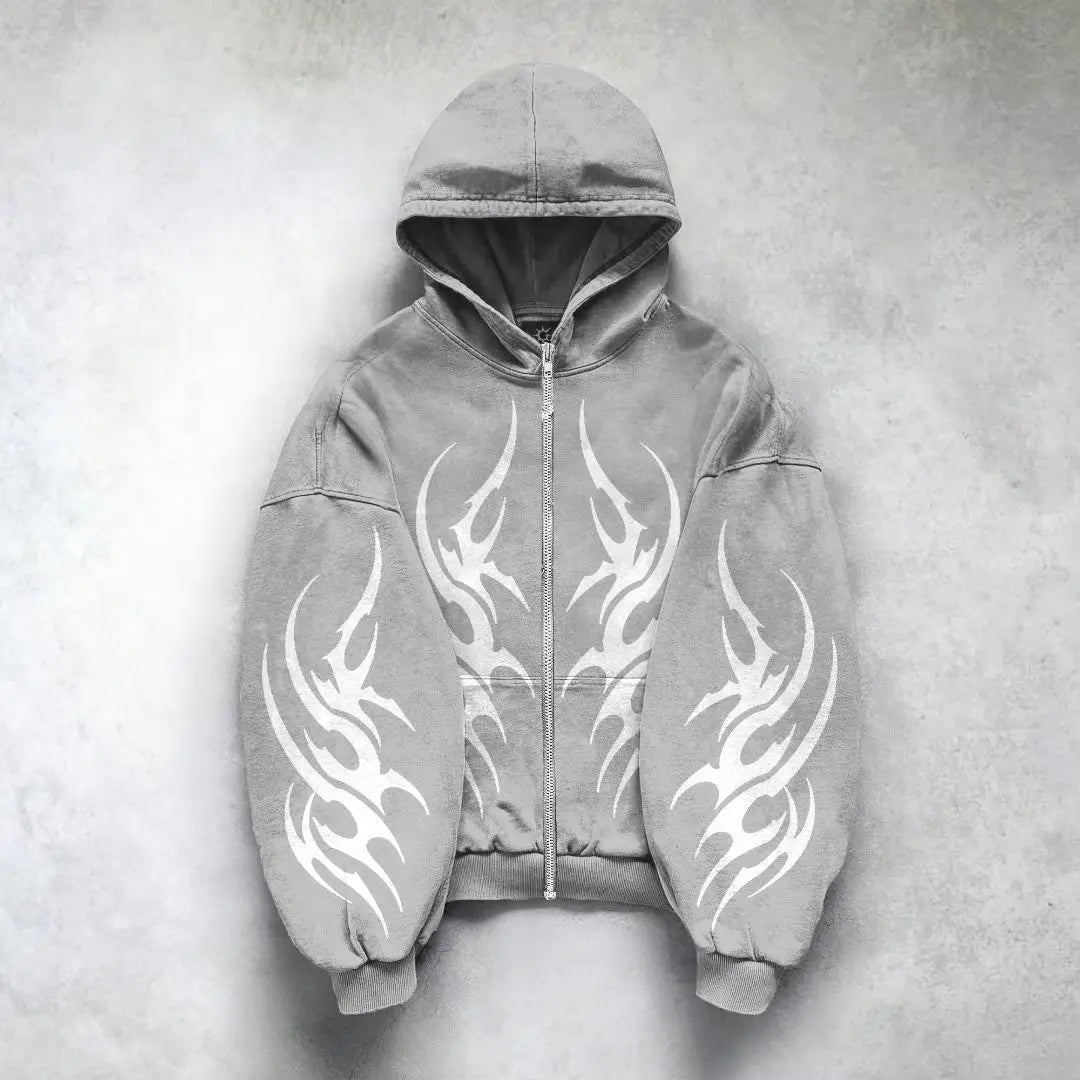 Mod Vivence Root Gótico punk moletom streetwear y2k